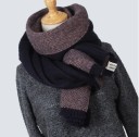 Écharpe d'hiver en tricot pour femme J3189 17