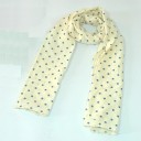 Écharpe d'hiver pour enfants à pois J870 5