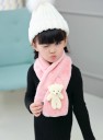 Écharpe d'hiver pour enfants avec ours J869 2