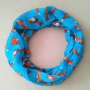Écharpe d'hiver pour fille avec imprimé de renards J3142 8