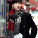 Écharpe d'hiver stylée pour homme J757 7