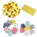 Écharpe de mode pour enfants (col) avec des étoiles J3036 1