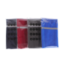 Écharpe de sport pour homme de 60 cm Unicolore en polyester avec bande latérale Accessoire léger et chaud pour les activités en extérieur Écharpe courte confortable pour un usage quotidien 4