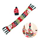 Écharpe décorative de Noël avec bonnet pour bouteilles J3473 4