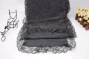 Écharpe en coton pour femmes avec dentelle 5