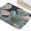 Écharpe en coton pour femmes avec des fleurs J1660 1