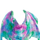 Écharpe en soie pour enfants colorée 13