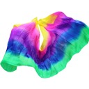 Écharpe en soie pour enfants colorée 1