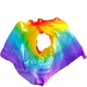 Écharpe en soie pour enfants colorée 4