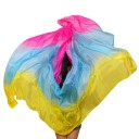 Écharpe en soie pour enfants colorée 6