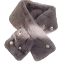 Écharpe femme 80–100 x 11,5 cm Écharpe unie en fausse fourrure Accessoire de mode doux et chaud pour l'hiver Élégante écharpe en fourrure confortable pour un usage quotidien 22