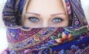 Écharpe femme à fleurs J3277 5