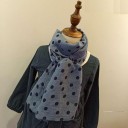 Écharpe pour enfants à pois A396 2
