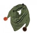 Écharpe pour enfants à pois 3