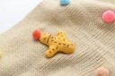 Écharpe pour enfants avec pompons et avion J3235 2