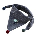 Écharpe pour enfants avec pompons J597 7