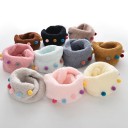 Écharpe pour enfants avec pompons 1
