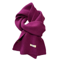 Écharpe pour femmes 20 x 160 cm en laine et cachemire unie Accessoire de mode doux et chaud Écharpe d'hiver élégante pour un usage quotidien Finition de qualité confortable 15