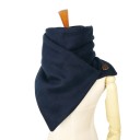 Écharpe unie avec fermeture latérale 4