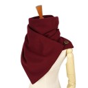 Écharpe unie avec fermeture latérale 6