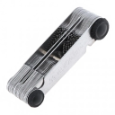 Échelle de mesure pliante en acier inoxydable 58v1 67 mm Outil multifonction hautement précis pour l'atelier, les bijoux, l'électronique et les loisirs 3
