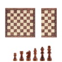 Échiquier pliant magnétique 29 x 29 cm Ensemble d'échecs portable Jeu de société de voyage Figurines en bois Échecs magnétiques pour enfants 1