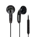 Écouteurs intra-auriculaires basses avec microphone Corps semi-transparent en ABS Jack 3,5 mm Plage de fréquence de 20 Hz à 20 kHz Impédance 32 Ω Noir 1