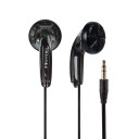 Écouteurs intra-auriculaires basses avec microphone Corps semi-transparent en ABS Jack 3,5 mm Plage de fréquence de 20 Hz à 20 kHz Impédance 32 Ω Noir 2