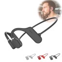 Écouteurs sans fil derrière l'oreille avec arc derrière la tête Bluetooth 5.0 Microphone et contrôle des appels Autonomie 5 heures Portée 10 m 4