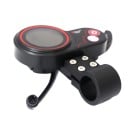 Écran de bord avec 6 broches pour trottinette électrique panneau de contrôle LCD avec indicateur de vitesse, état de la batterie et commutation 1