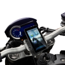 Écran de moto EKIY 5 pouces sans fil CarPlay et Android Auto GPS navigation Bluetooth amovible 14 x 8,1 cm noir pour moto 4