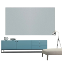 Écran de projection pliable 84" 16:9 186x105 cm Tissu réfléchissant Haute luminosité LED 3D Écran portable Home cinéma Formation Présentation 2