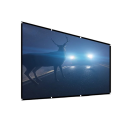Écran de projection portable pliable 457 cm 180" 16:9 Blanc Doux Haute Densité pour Utilisation Intérieure et Extérieure Laser 2