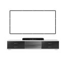 Écran de projection portable pliable 457 cm 180" 16:9 Blanc Doux Haute Densité pour Utilisation Intérieure et Extérieure Laser 6