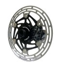 Écrou central de frein à disque 44 mm 16 cannelures pour système Center Lock diamètre intérieur 30,9 mm noir pour vélos 5