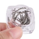 Écrous métalliques pour ongles 12 pcs 2