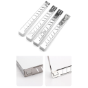 Edelstahl Klappbarer Windschutz für Grill 21 x 21 x 2,5 cm Grillschirm Herdschirm Camping Windschutz für Kocher 3