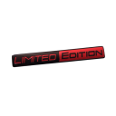 Édition limitée autocollant 3D en métal 10,3 x 1,5 cm Décoration automobile Effet métallique Autocollant adhésif Style pour capot coffre 3