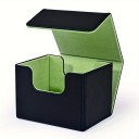 Edle schwarze Box mit farbenfrohem Innenleben zur Aufbewahrung von Kartendecks mit Magnetverschluss und strapazierfähigem Außenmaterial 7