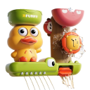 Eendjes speelgoed voor in bad 17.8 x 7.4 x 15.5 cm Watergevende douche met zuignap Waterdouche spel voor in bad voor kinderen 2