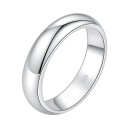Eenvoudige elegante zilveren ring 7