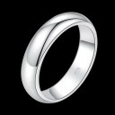 Eenvoudige elegante zilveren ring 1