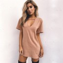 Effen mini-jurk 13