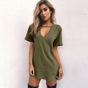 Effen mini-jurk 14