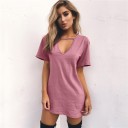 Effen mini-jurk 15