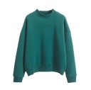 Effen sweatshirt voor dames 10