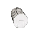 Égouttoir en acier inoxydable pour assiettes 30 x 7 x 10 cm avec des espacements de 3,5 cm support en métal argenté organisateur de vaisselle 2