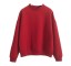 Einfarbiges Damen-Sweatshirt 6