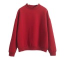 Einfarbiges Damen-Sweatshirt 6