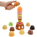 Eiscreme-Spielset für Kinder Küchenspielzeug für Kinder Simulation des Eisverkaufs Eiskugeln Waffel Portionierer Geschenk 10